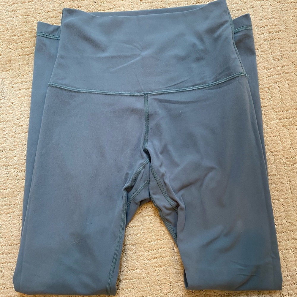 Lululemon “Align” 28” high rise leggings. (Blue 6)